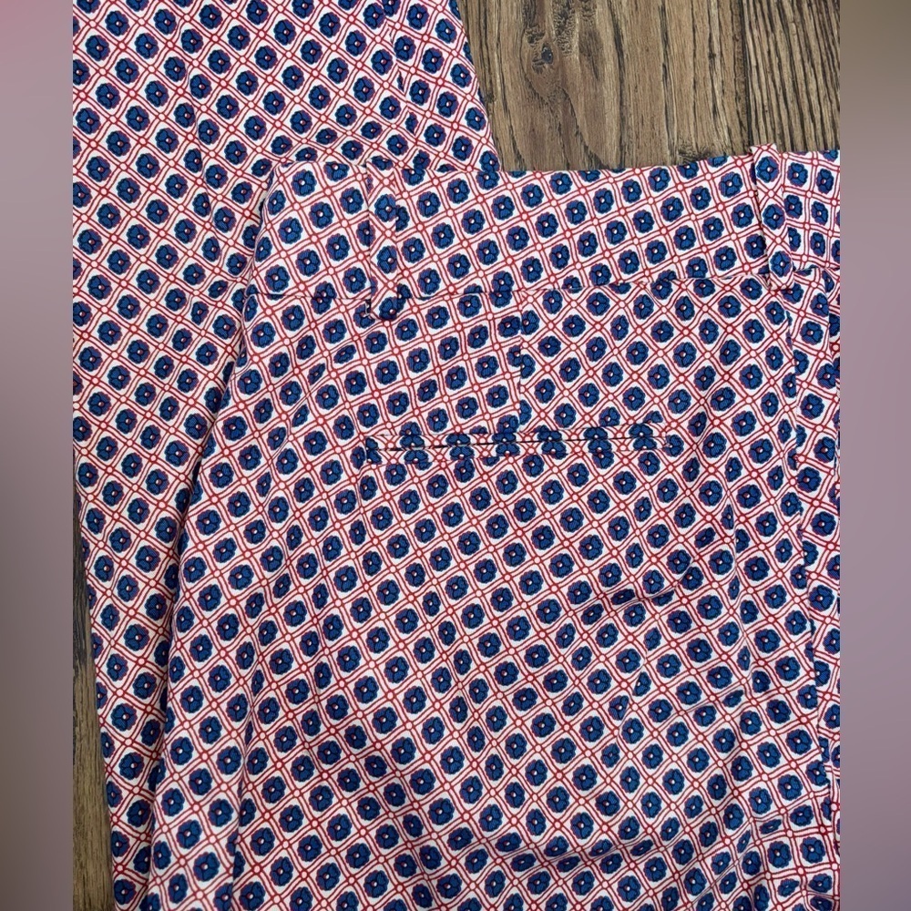 J. Crew Patterned Cafe Capri Pants - Picture 5 of 8
